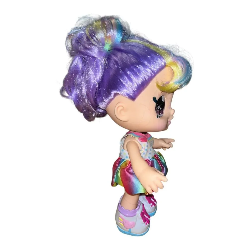 Kindi Kids Snack Time Friends Rainbow Kate 10 inch Toddler Doll Preschool Toy - Picture 2 of 4